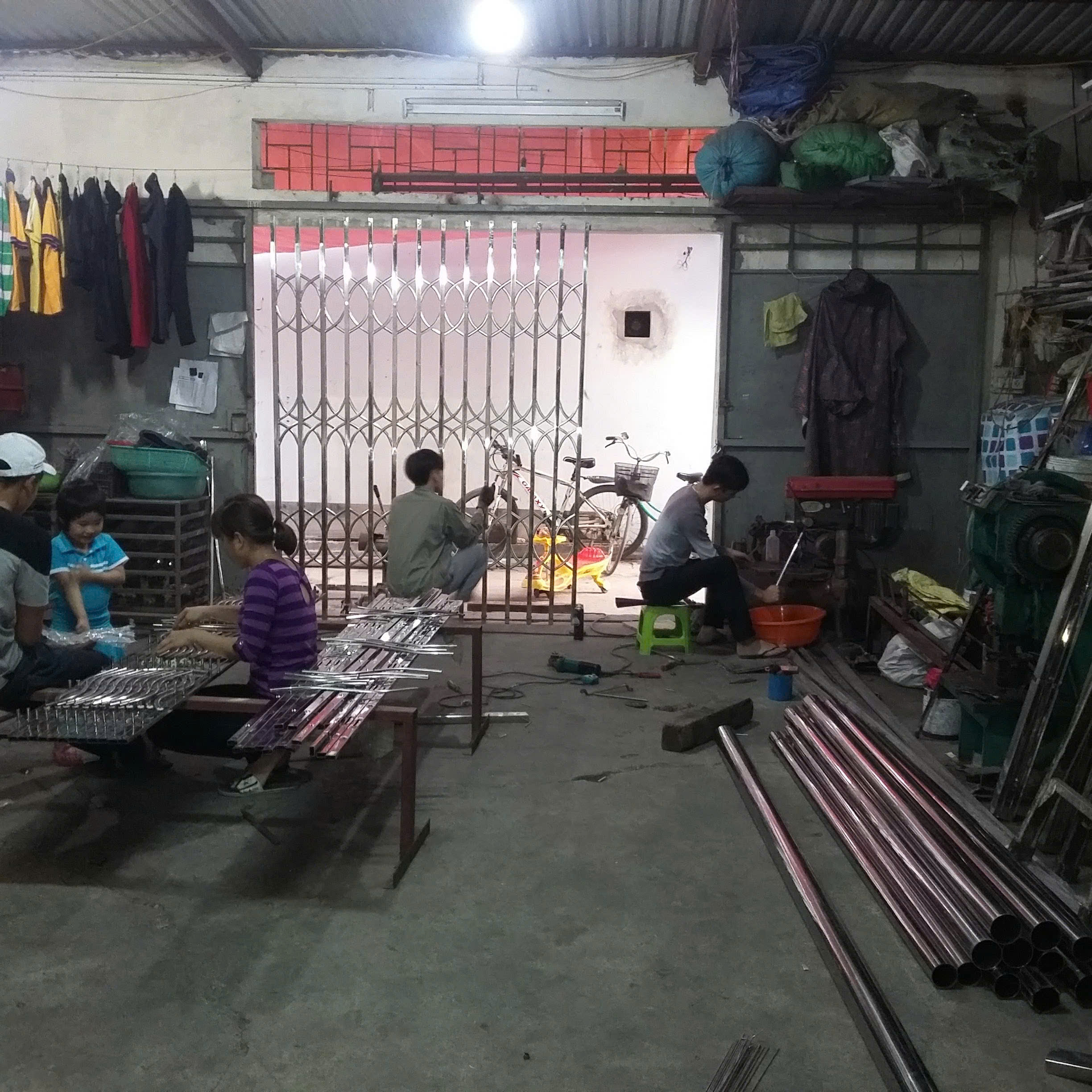 Cửa Xếp inox