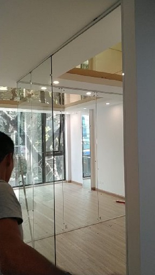 Cửa Lùa nhôm xingfa