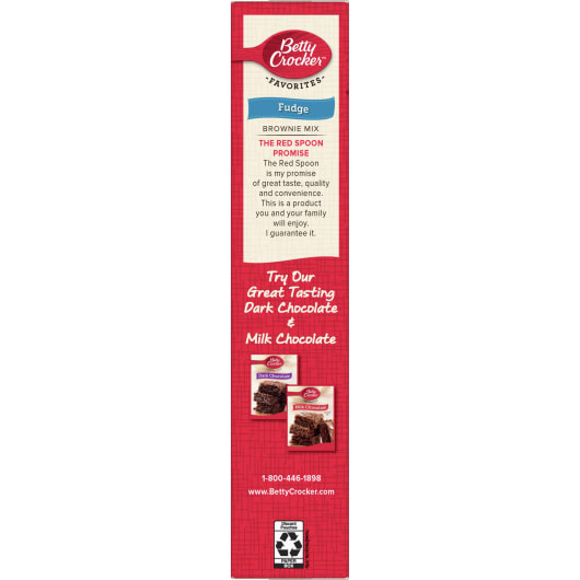 Bột Bánh Fudge Brownie Pha Sẵn Betty Crocker Fudge Brownie Mix Dutch Cocoa, Hộp 519g