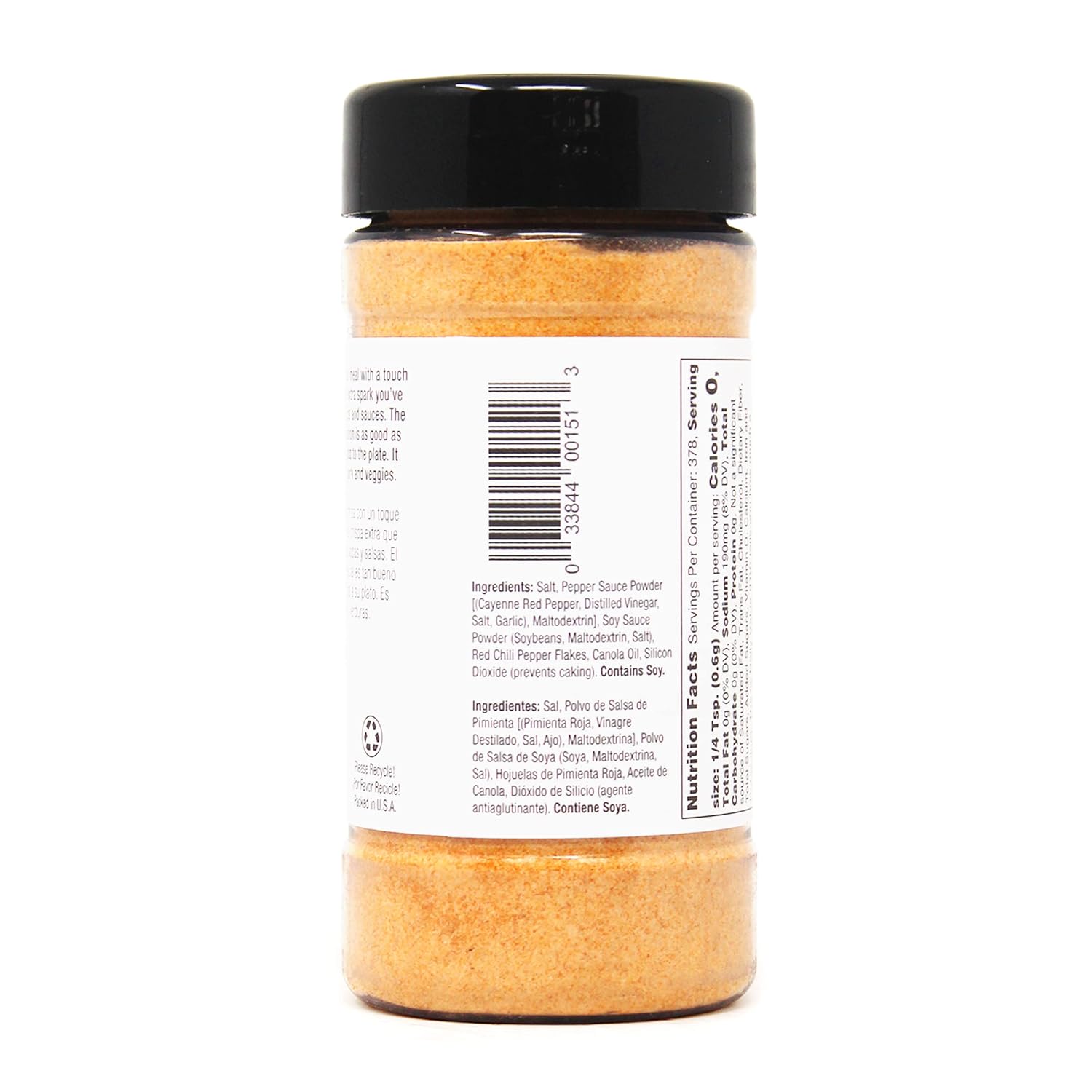 Muối Ớt Sriracha Badia Salt Sal De Sriracha, Free Gluten, Chai 226.8g (8 oz)