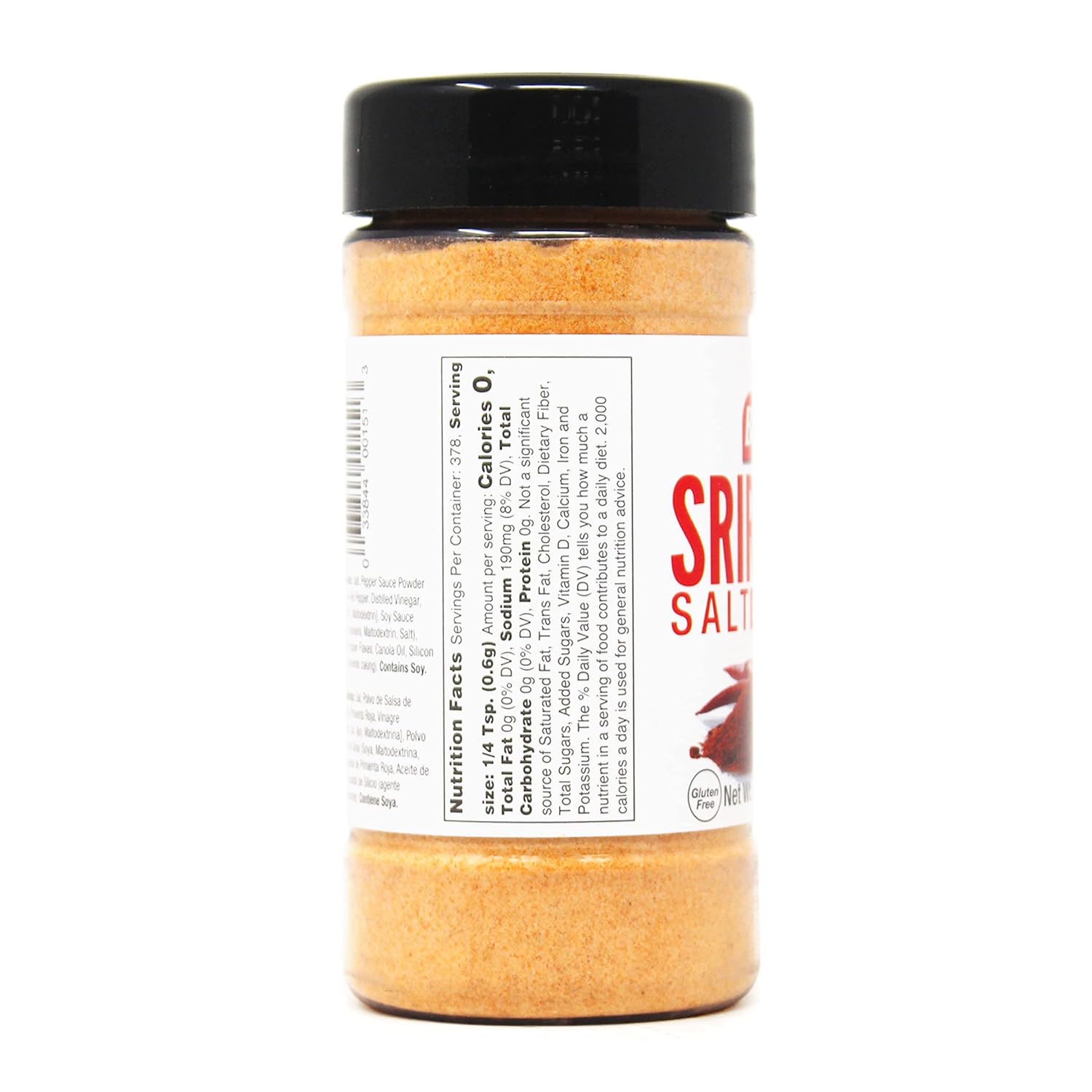 Muối Ớt Sriracha Badia Salt Sal De Sriracha, Free Gluten, Chai 226.8g (8 oz)
