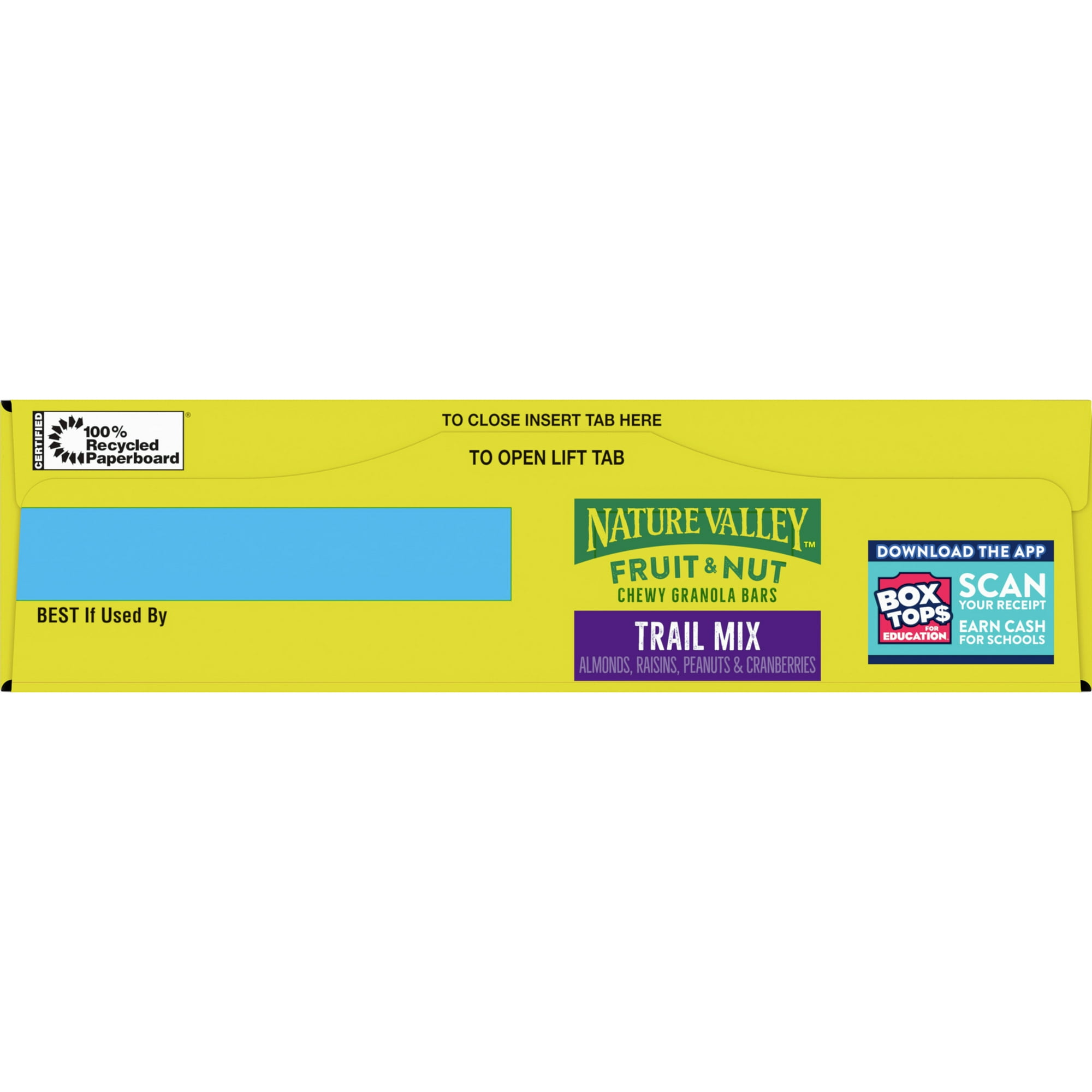 Thanh Ngũ Cốc Trái Cây, Hạt Nature Valley Fruit & Nut Trail Mix Chewy Granola Bar, Hộp 6 Thanh x 35g