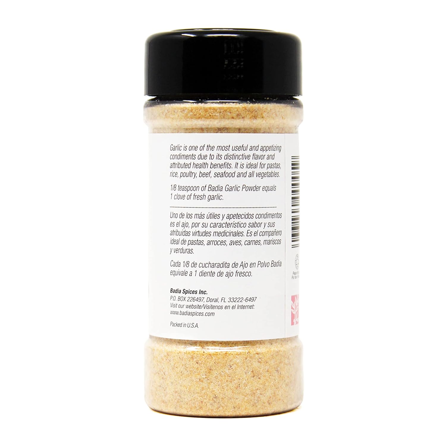 Bột Tỏi Badia Garlic Powder, Gluten Free, Lọ 85g (3 Oz.)