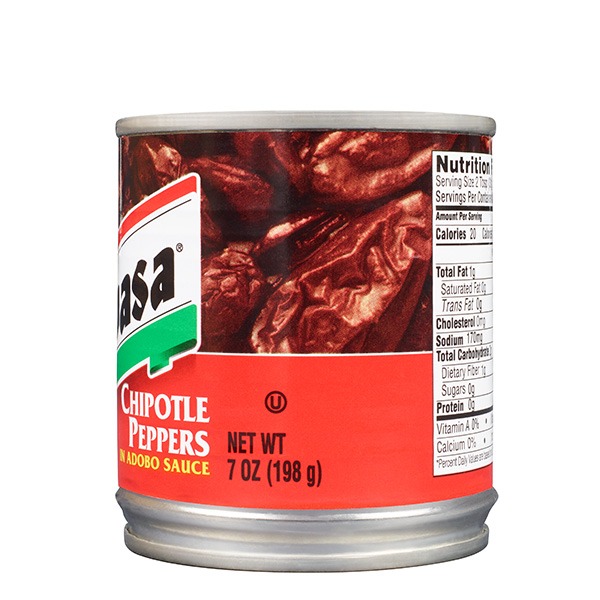Ớt Chipotle Ngâm Sốt Adobo Chipotle Embasa Peppers In Adobo Sauce (Hộp 198gr, 7 Oz)