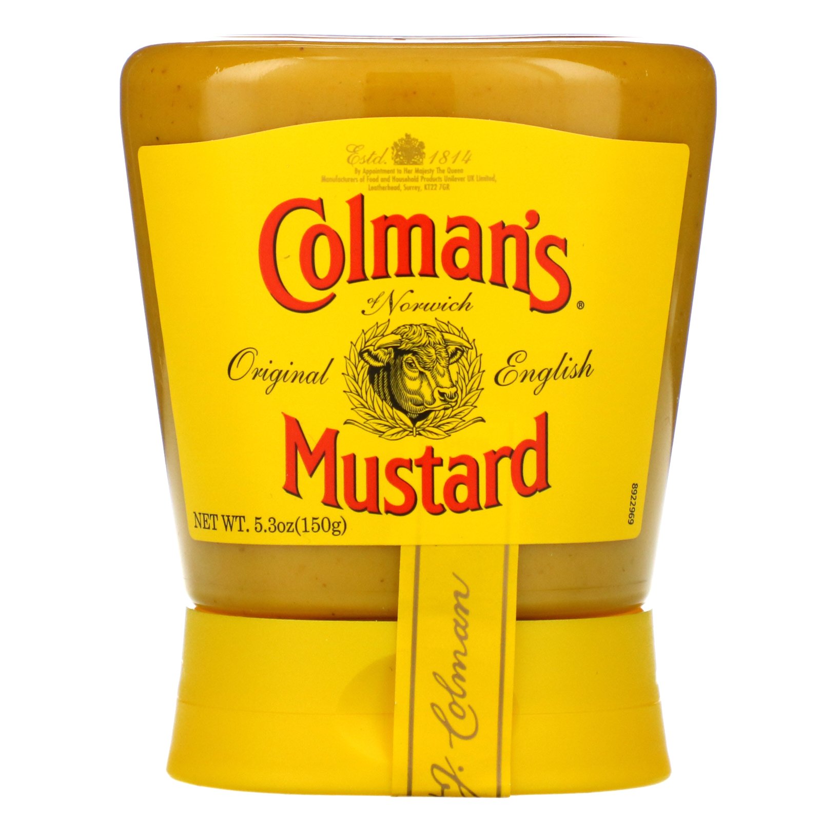 Mù Tạt Vàng Anh Quốc Colman's Original English Mustard, Hũ 150g