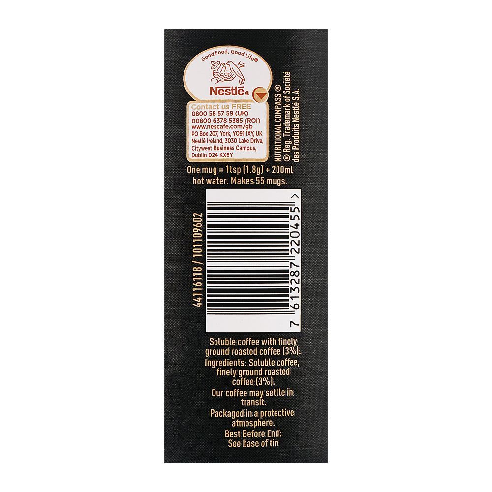 Cà Phê Hòa Tan NESCAFE Gold Blend Dark Roastery, Hộp 95g