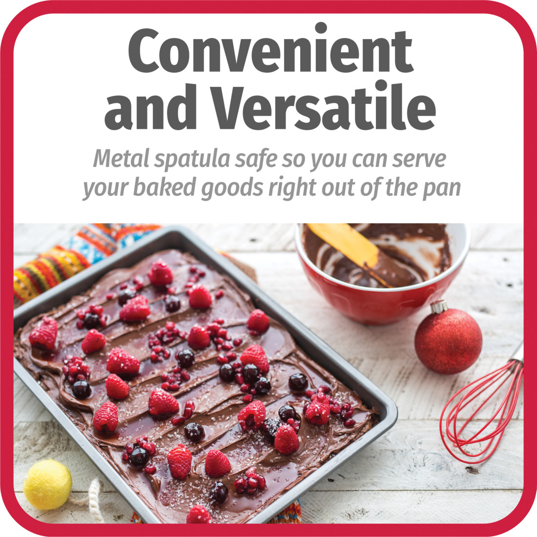 Khuôn Nướng Bánh Chống Dính GoodCook 04012 11 Inch x 7 Inch Nonstick Biscuit/ Brownie Rectangle Pan