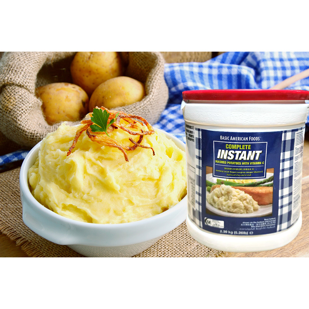Khoai Tây Nghiền Ăn Liền Basic American Foods Instant Mashed Potatoes, Hộp To 2.39kg