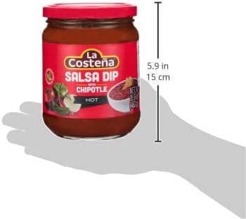 Sốt Nhúng Nachos Cay Với Ớt Chipotle La Costena Salsa Dip With Chipotle Hot, Lọ 435g