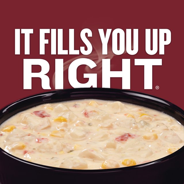 Súp Nghêu Và Bắp Campbell's Chunky Clam and Corn Chowder Flavored With Bacon, Lon 533g