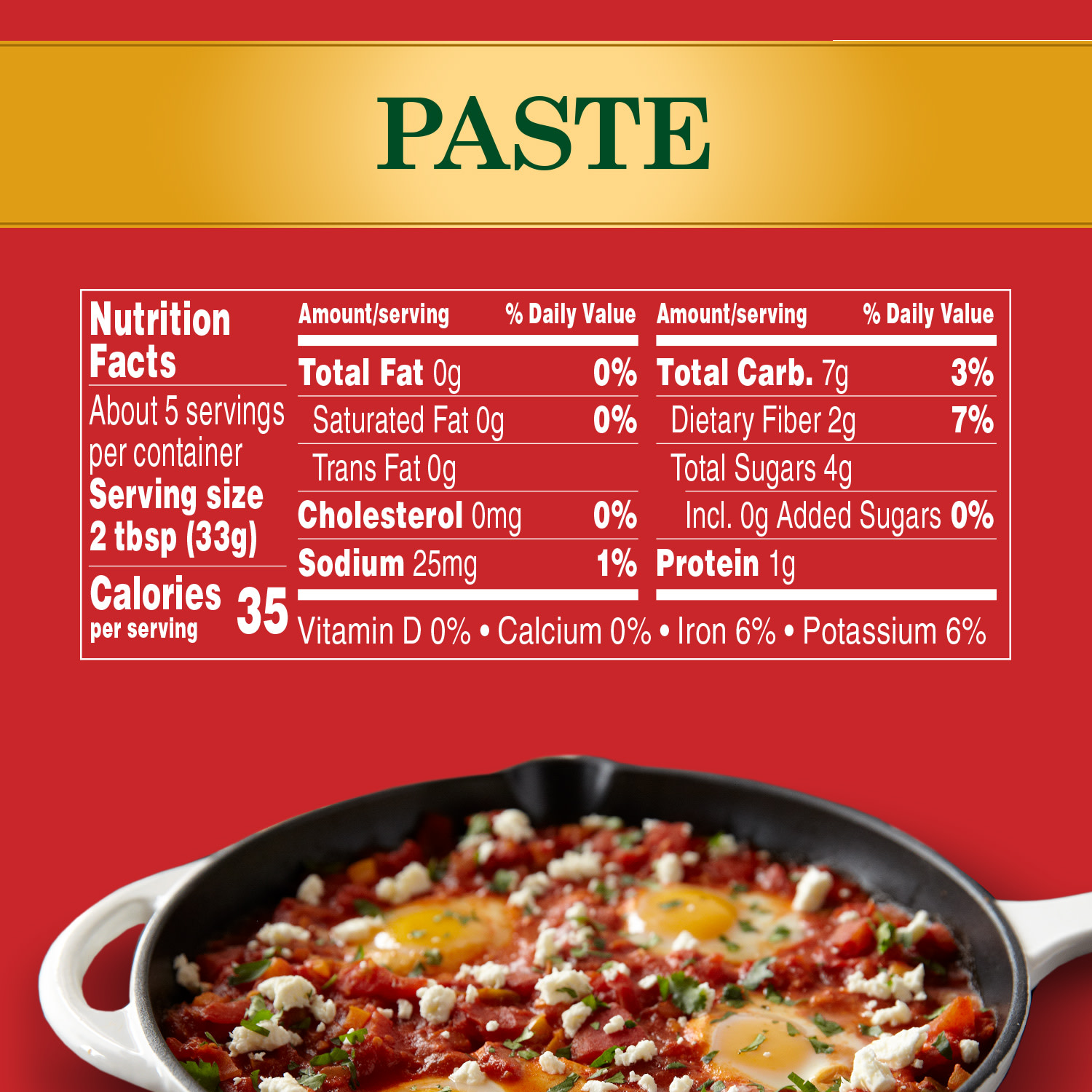 Sốt Cà Chua Đậm Đặc Hunt's 100% Natural Tomato Paste, Hộp 170g (6 Oz.)