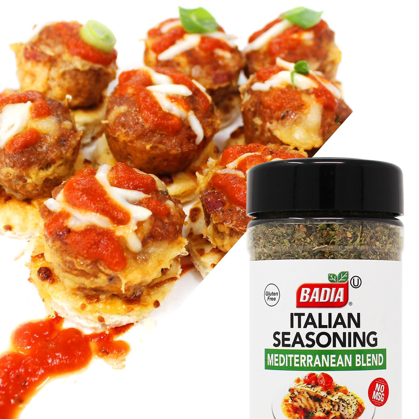 Hỗn Hợp Gia Vị Thảo Mộc Địa Trung Hải - Ý Badia Italian Seasoning Mediterranean Blend, Lọ 35.4g (1.25 Oz.)