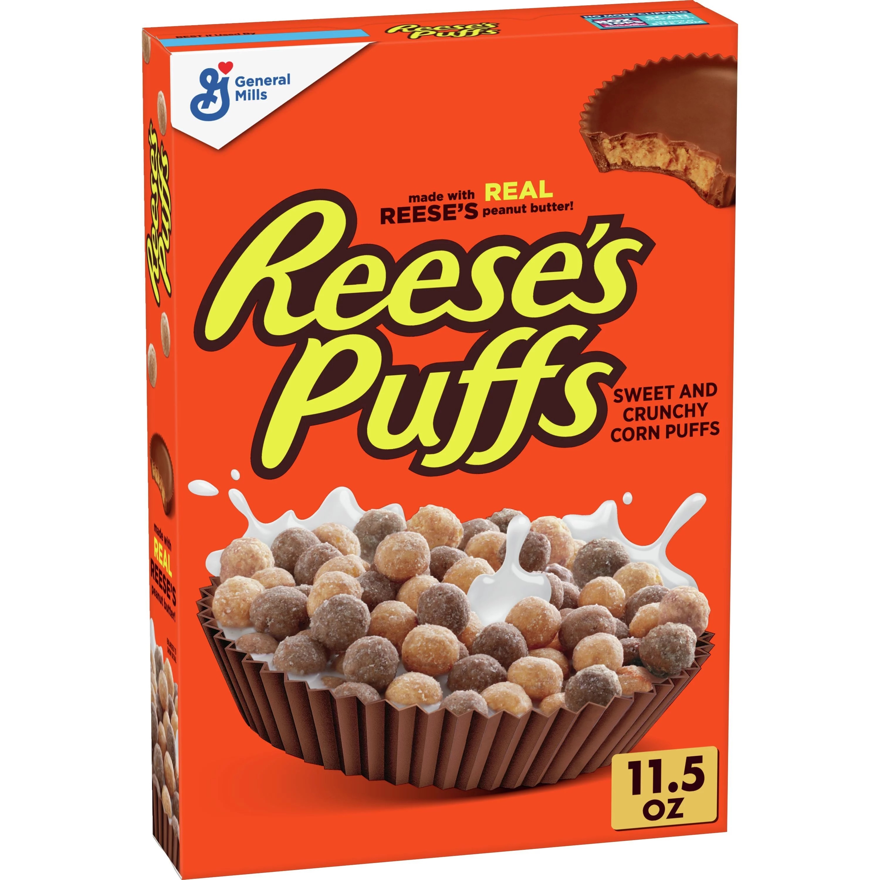 Bánh Ngũ Cốc Ăn Sáng Bơ Đậu Phộng Reese's Puff Special Edition Ambush Universe, Hộp 326g (11.05 Oz.)
