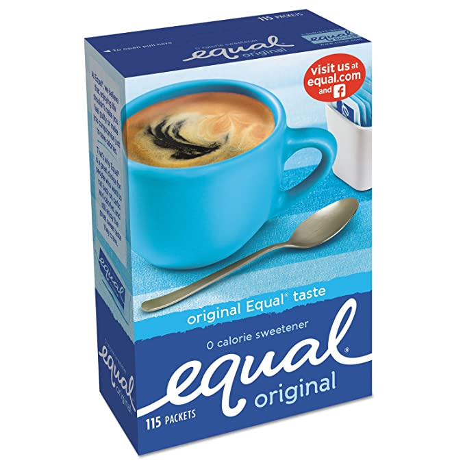 Đường Ăn Kiêng Equal Original Zero Calorie Sweetener, Hộp 115 Gói, Gói 1g