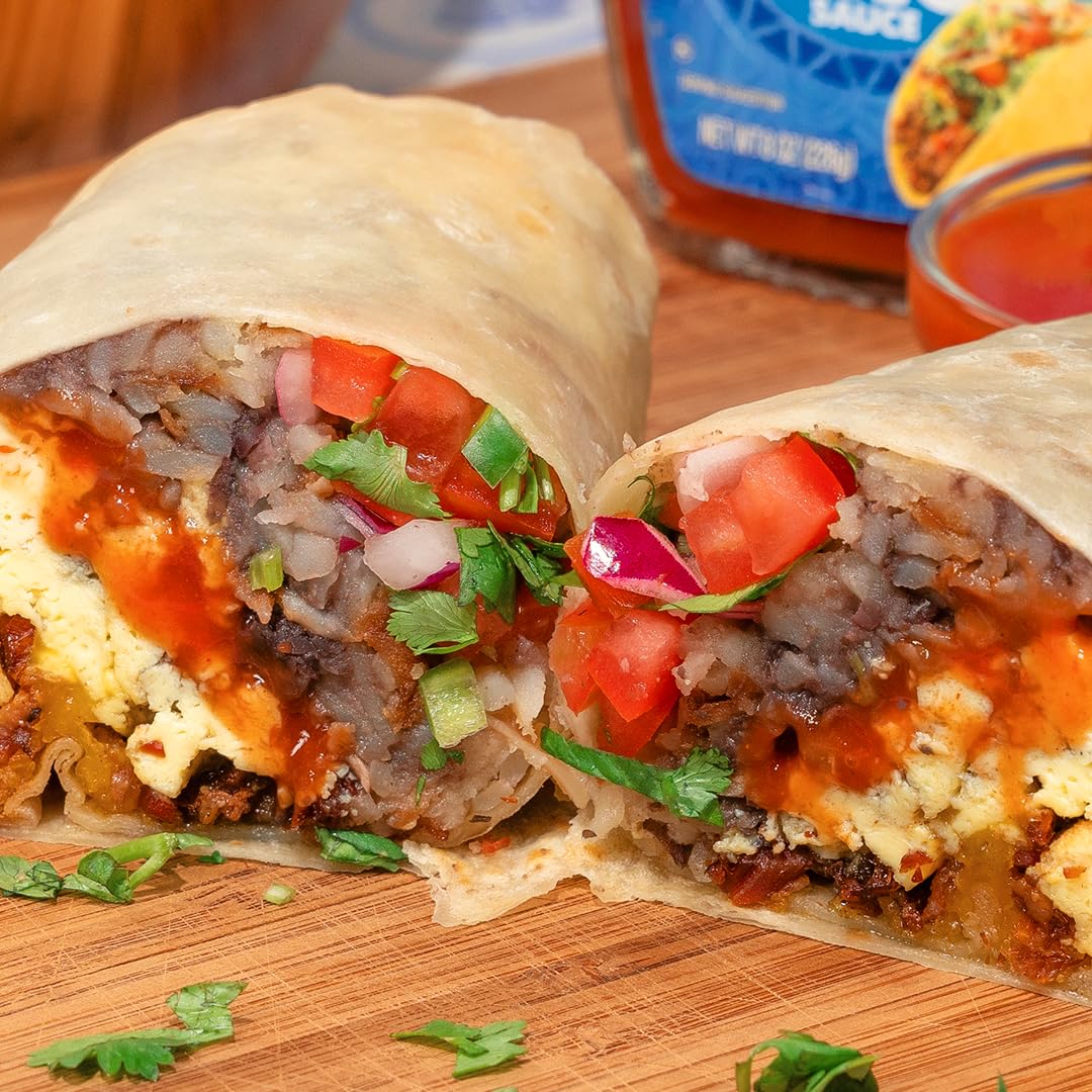 Vỏ Bánh Tortilla 8 inch Giảm 40% Muối Ortega 40% Less Sodium Tortillas, Gói 10 Vỏ (Gói 405g)