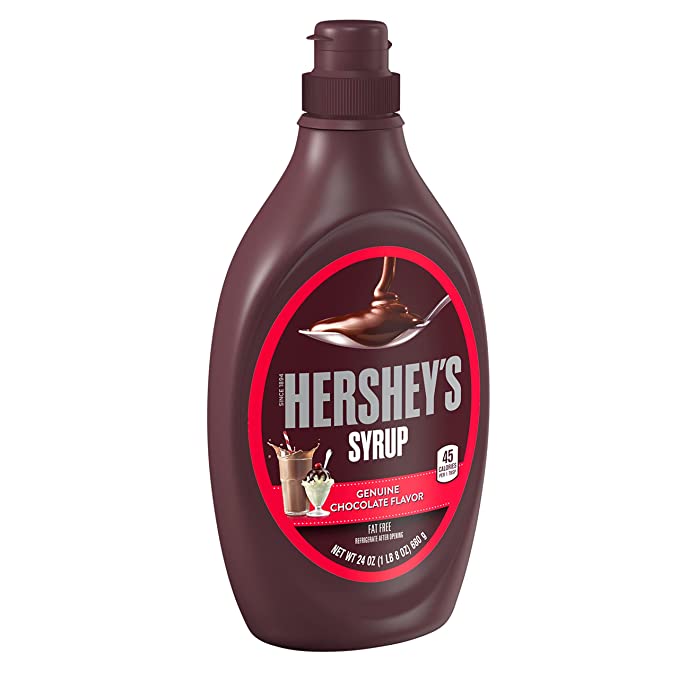 Sốt Socola Hershey's Syrup Genuine Chocolate Flavor, Chai 680g (24 Oz.) 1 Lb. 8 Oz.