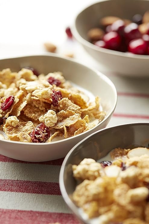 Ngũ Cốc Nam Việt Quất & Hạnh Nhân Post Great Grain Cereal With Cranberries, Flakes & Clusters, Almonds, Hộp 396g