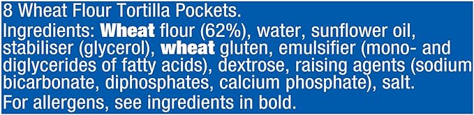 Vỏ Bánh Tortillas Hình Trụ Old El Paso Pockets Tortillas, Túi 223g (8 Vỏ)