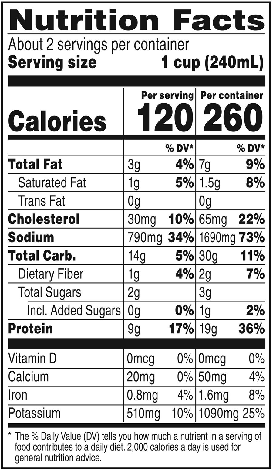 Súp Mì Gà Truyền Thống Đóng Hộp Campbell's Chunky Classic Chicken Noodle Soup, Hộp 527g (18.6 Oz.) 1 Lb. 2.6 Oz.