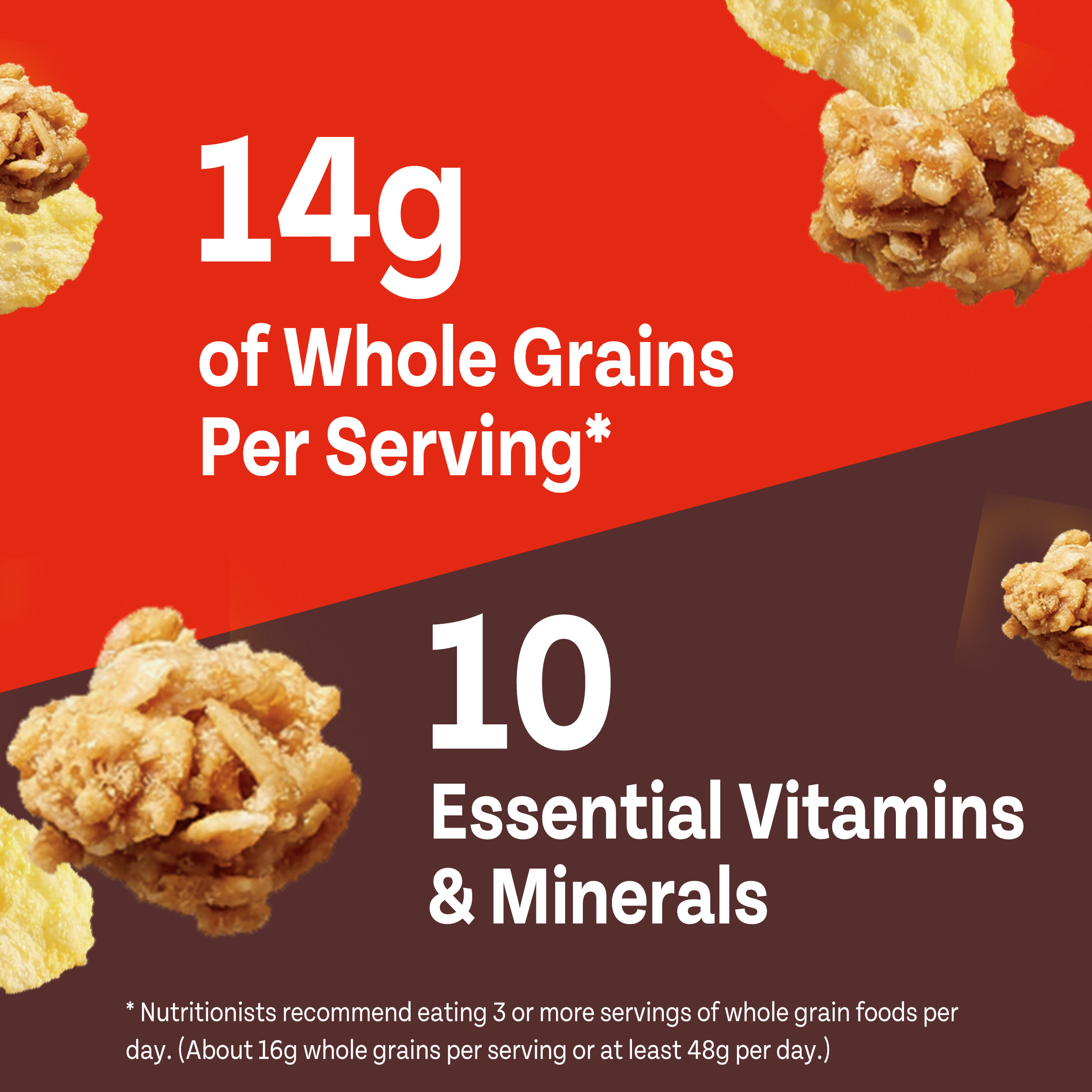 Ngũ Cốc Ăn Sáng Yến Mạch Mật Ong Post Honey Bunches of Oats Honey Roasted Breakfast Cereal, with Granola Clusters and Sliced Almonds, Family Size Cereal, Hộp 510g (1 Lb. 2 Oz.) 18 Oz.