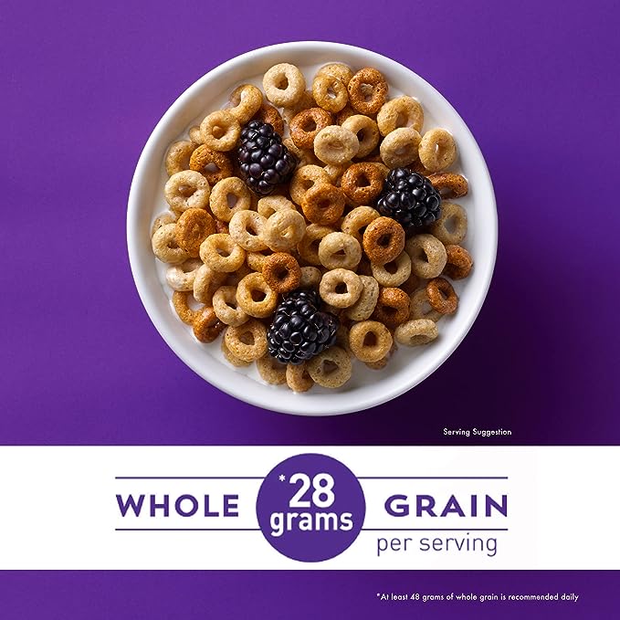 Bánh Ngũ Cốc Đa Hạt Bổ Sung Vitamin Và Khoáng Chất General Mills Cheerios Multi-Grain, Hộp 340g (12 Oz.)