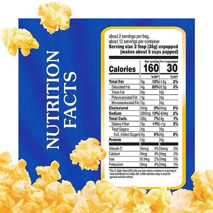 Bắp Rang Nhiều Bơ Tách Béo, Bỏng Ngô Nổ Lò Vi Sóng ACT II Extreme Butter Popcorn, Hộp 468g (6 Túi x 78g)