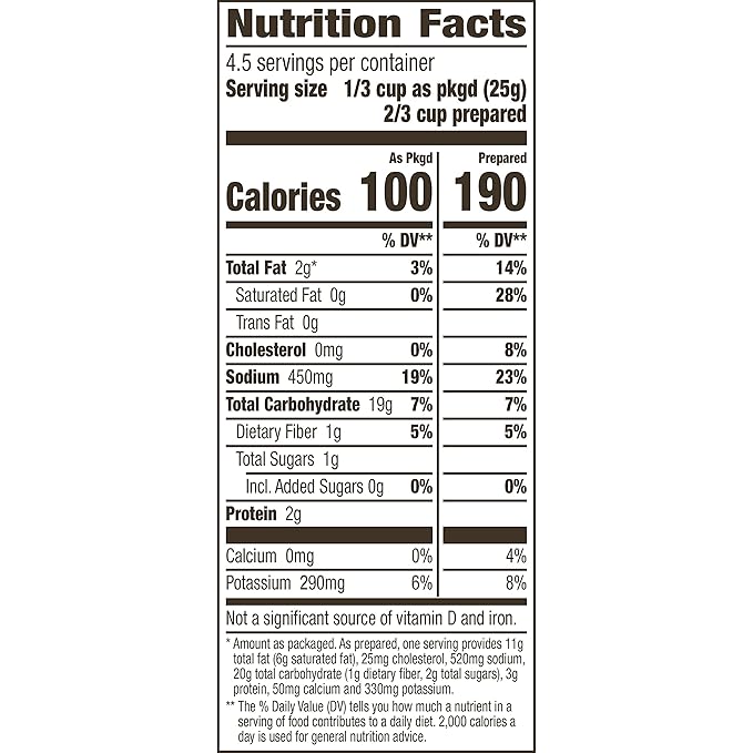 Khoai Tây Nghiền 4 Vị Phô Mai Betty Crocker Four Cheese Mashed Potatoes, Gói 113g (4 Oz.)