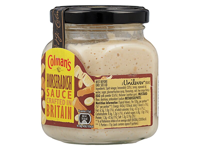 Sốt Cải Ngựa Colman's Horseradish Sauce, Hũ 136g