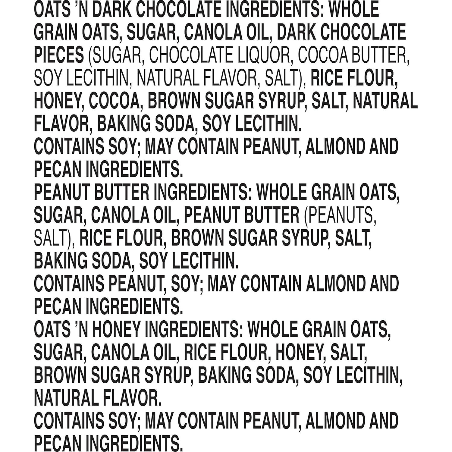 Thanh Ngũ Cốc Yến Mạch Tổng Hợp Nhiều Loại Nature Valley Variety Pack Crunchy Granola Bars, Hộp 12 Thanh (6 Gói) , 253g (8.94 Oz.)