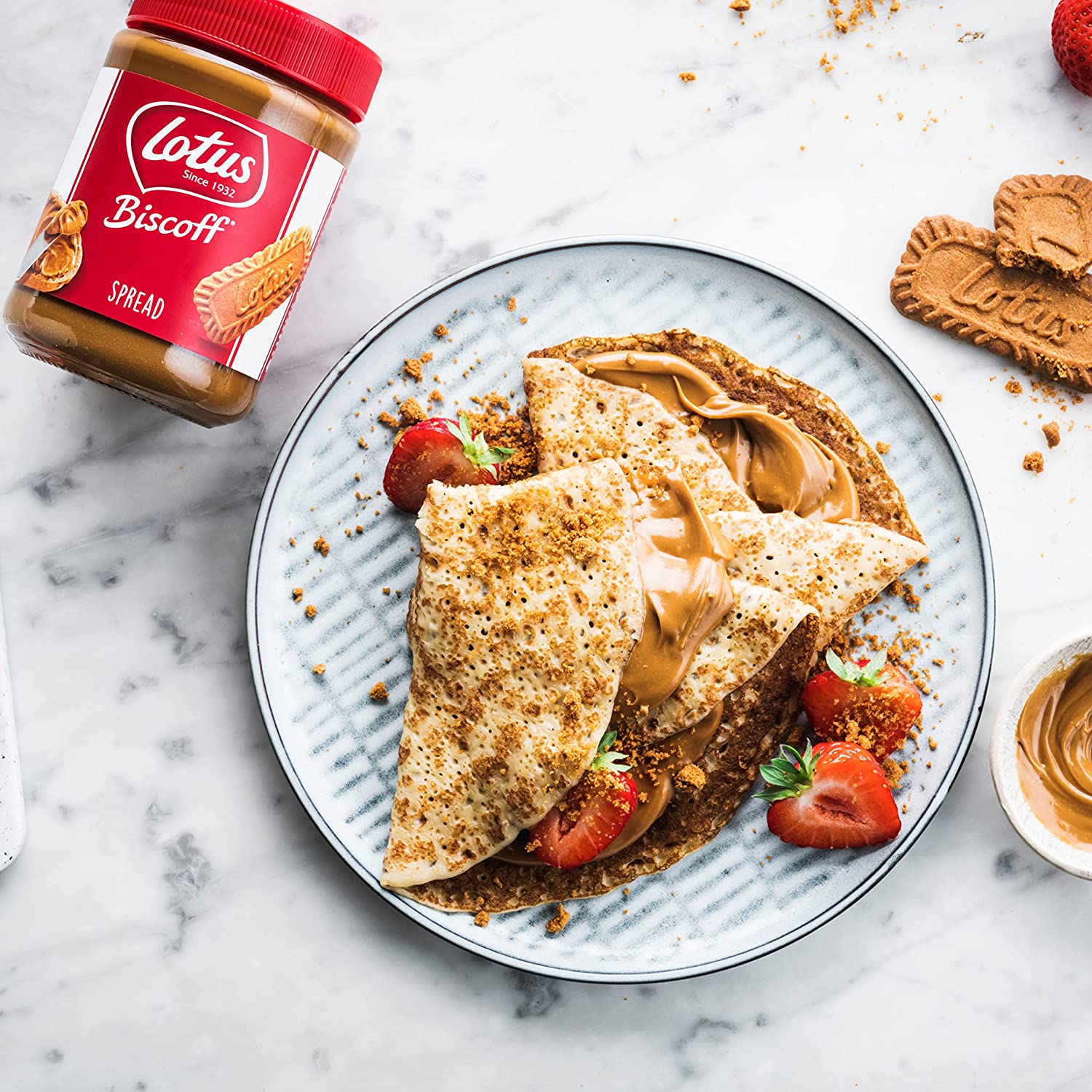 Kem Phết Dạng Mịn Lotus Biscoff Original Caramelised Biscuit Spread Smooth, Hộp 400g