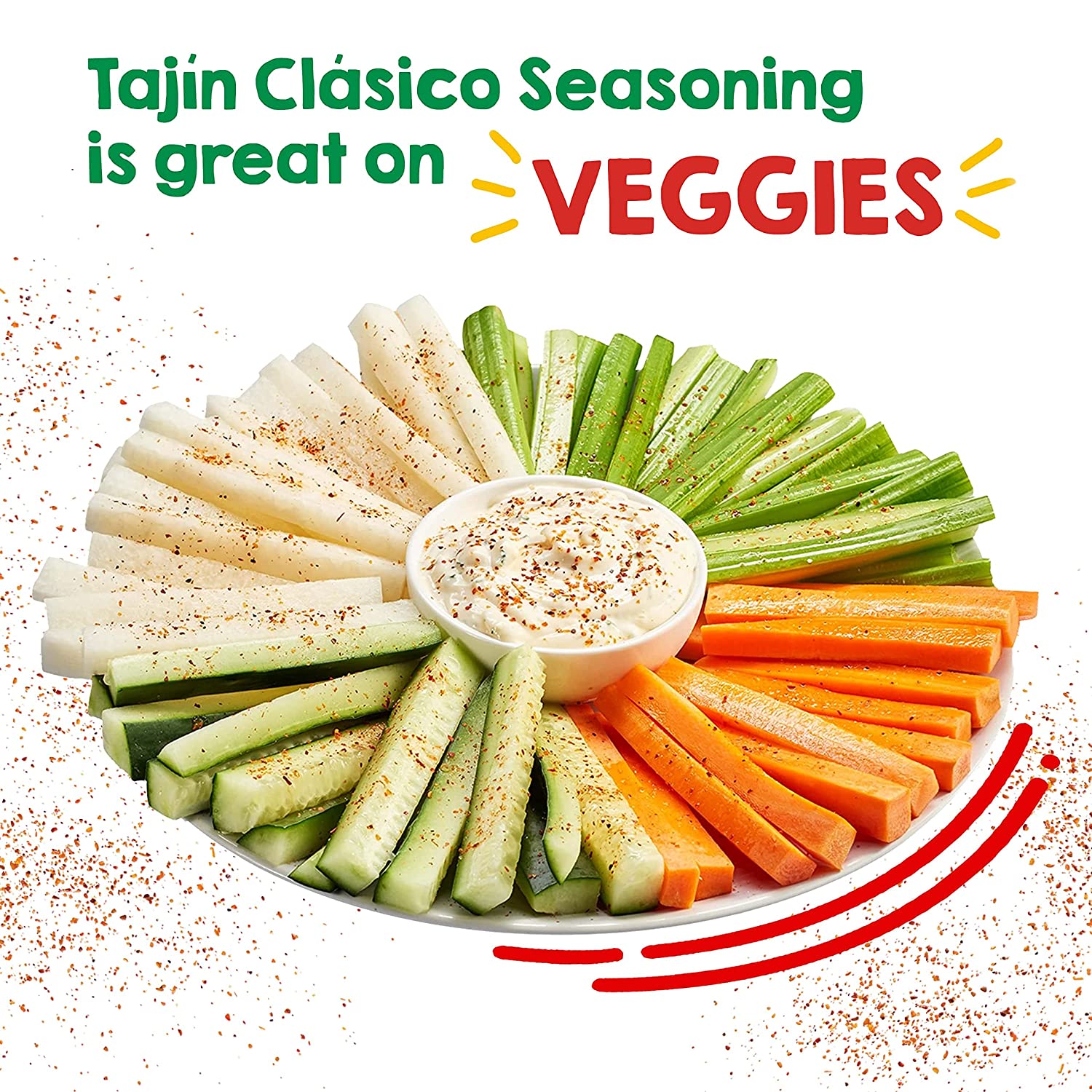 Gia Vị Chấm Hỗn Hợp, Muối Chấm Tajin Clasico Seasoning With Lime, Chai 142g (5 Oz.)