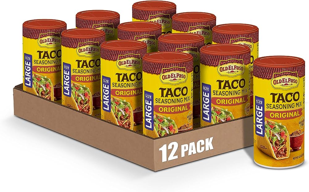 Bột Gia Vị Old El Paso Taco Original Seasoning Mix, Hộp Rắc 177g (6.25 Oz.)