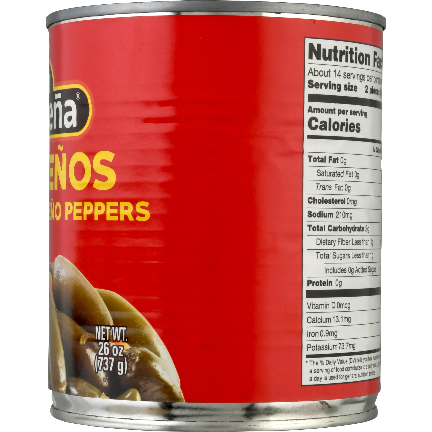 Ớt Jalapenos Nguyên Trái Đóng Hộp La Costena Green Pickled Jalapeño Peppers, Hộp 737g (26 Oz.)