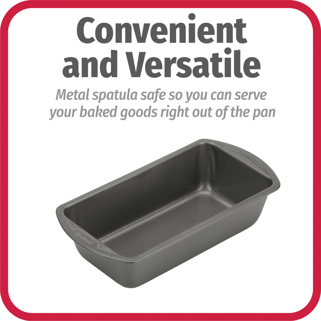 Khuôn Nướng Chống Dính GoodCook 04025 8 In. x 4 In. (20 Cm x 10 Cm) Non-Stick Loaf Pan