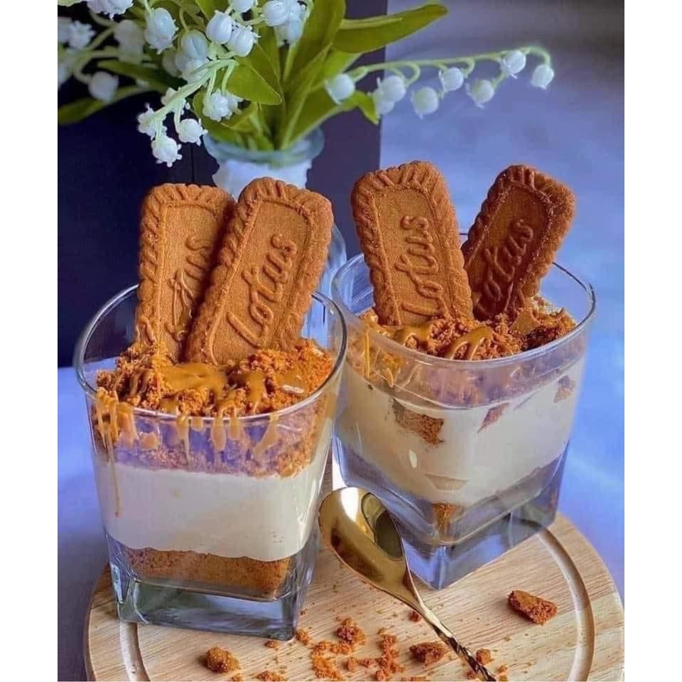 Bánh Quy Thuần Chay Caramel Lotus Biscoff Original, Thùng 300 gói bánh (6 cây x 50 gói, gói 1 bánh)