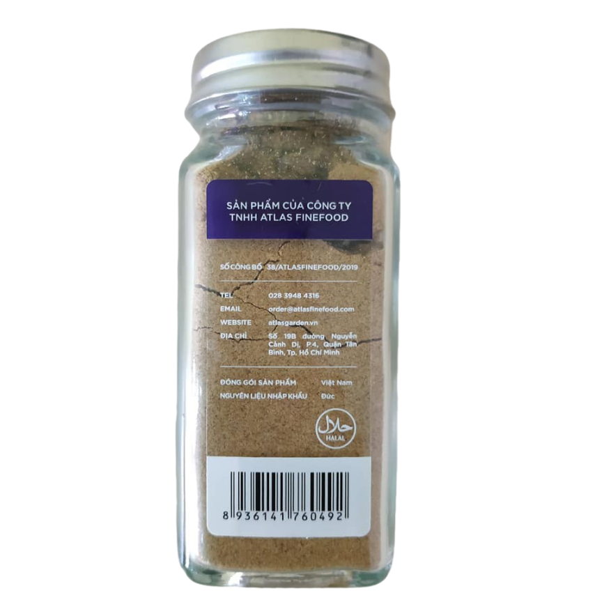 Gia Vị Bột Thì Là Ai Cập Atlas Garden Cumin Powder, Lọ 65g