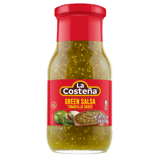 Sốt Salsa Xanh Truyền Thống La Costena Green Mexican Sauce Medium, Chai 475gr
