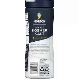 Muối Kosher Không I-Ốt Morton Coarse Kosher Salt, Hộp 453g (16 Oz.)