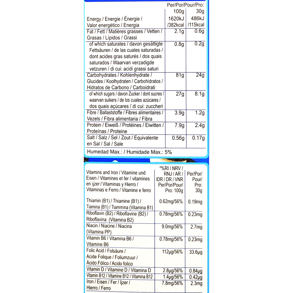 Bánh Ngũ Cốc Ăn Sáng Oreo O's Cocoa Hoops Vanilla Cereal, Hộp 320g (10 Khẩu Phần 30g)