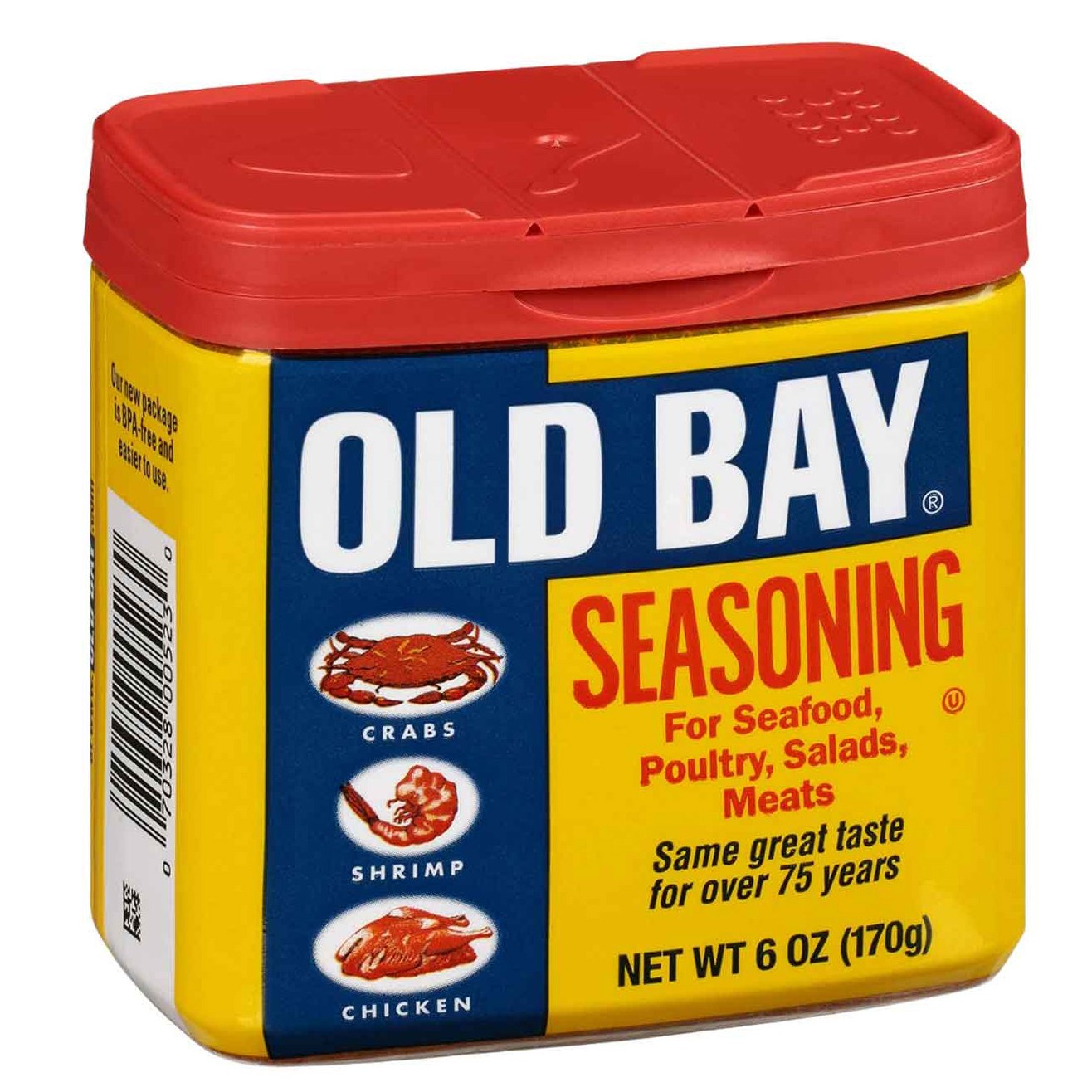 Bột Gia Vị Thượng Hạng Old Bay Classic Seafood Seasoning, Hộp 170g (6 Oz.)