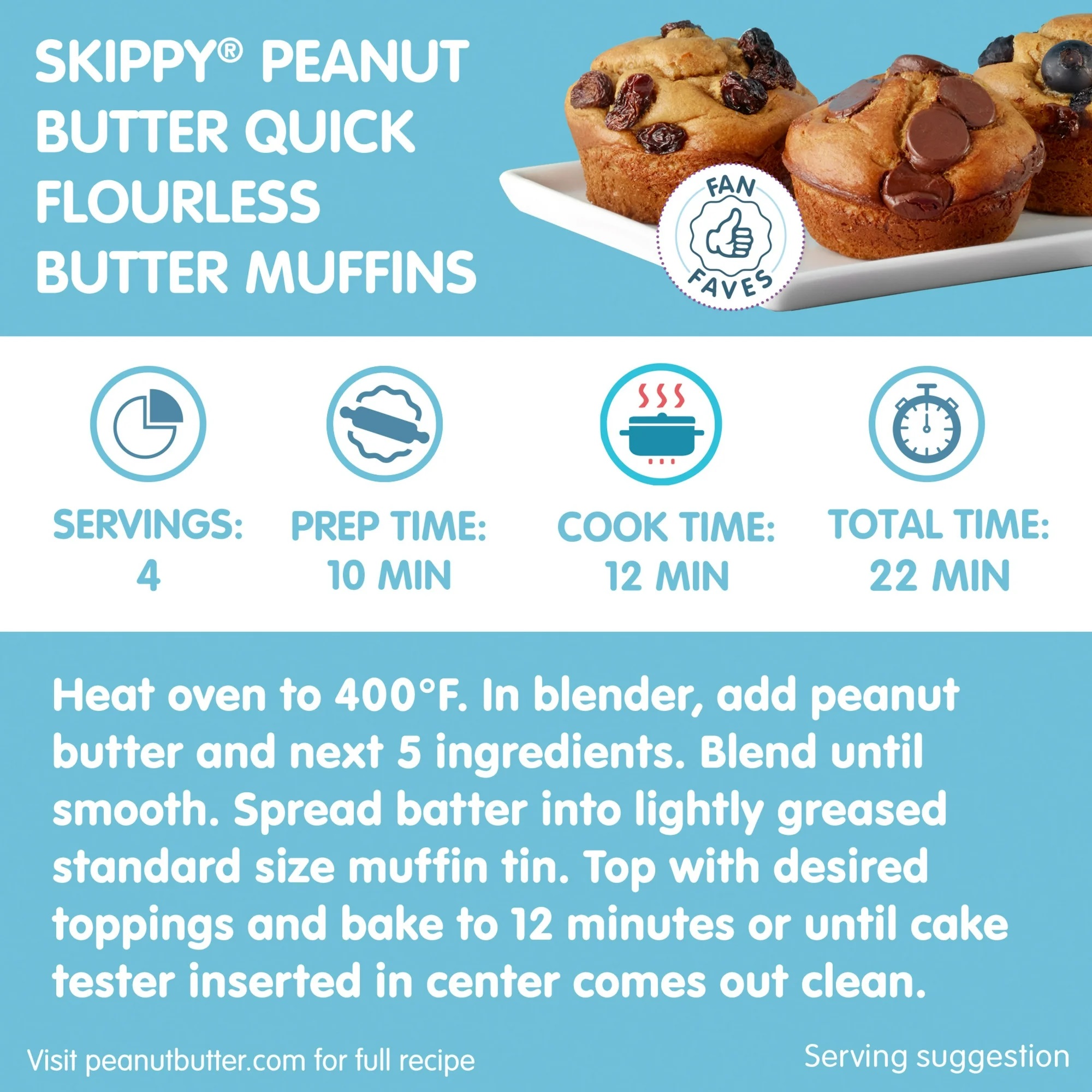 Bơ Đậu Phộng Không Đường SKIPPY® Chunky Peanut Butter Spread No Sugar Added, Hộp 454g (16 Oz.)