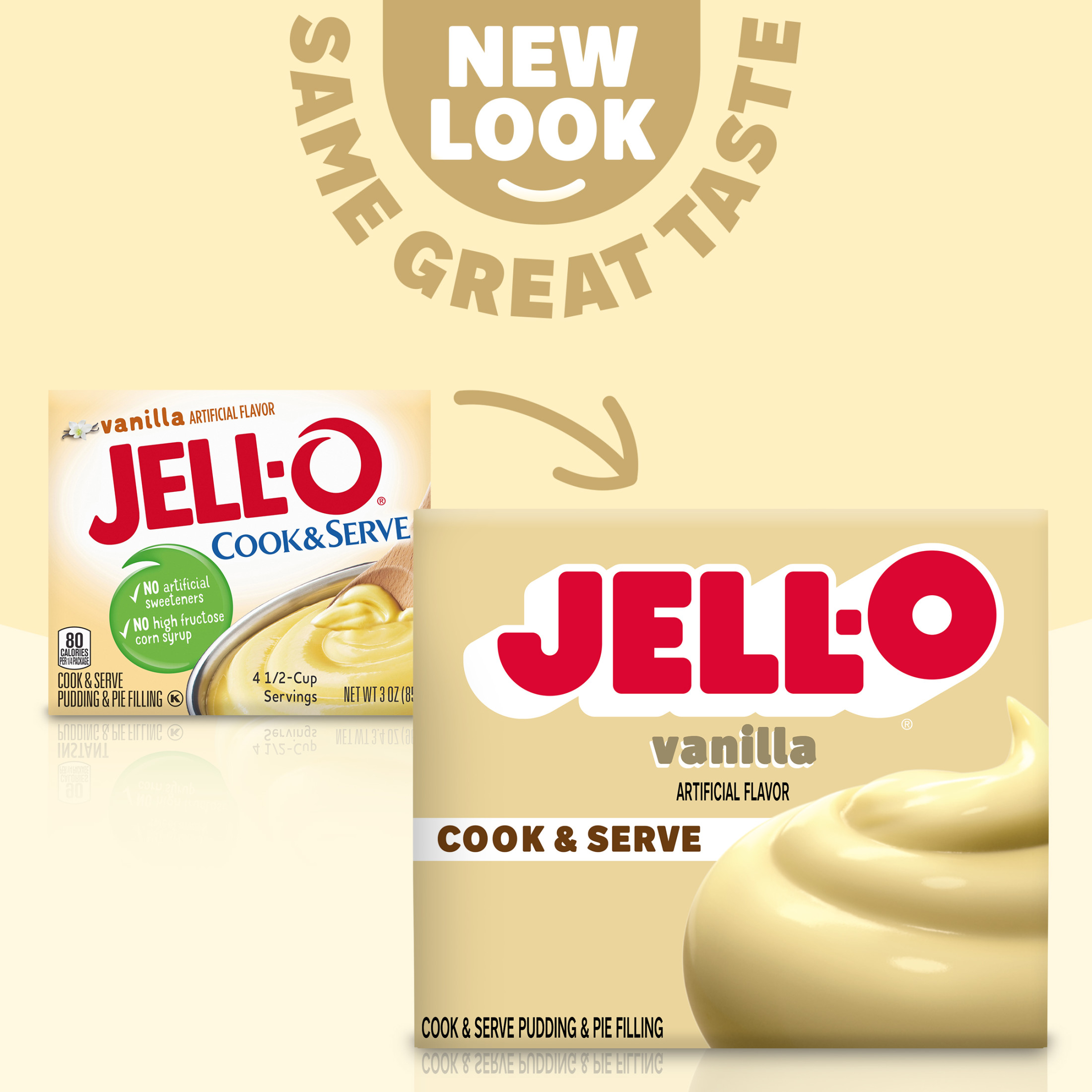 Bột Bánh Pudding Vani Jell-O Vanilla Pudding, Hộp 85g