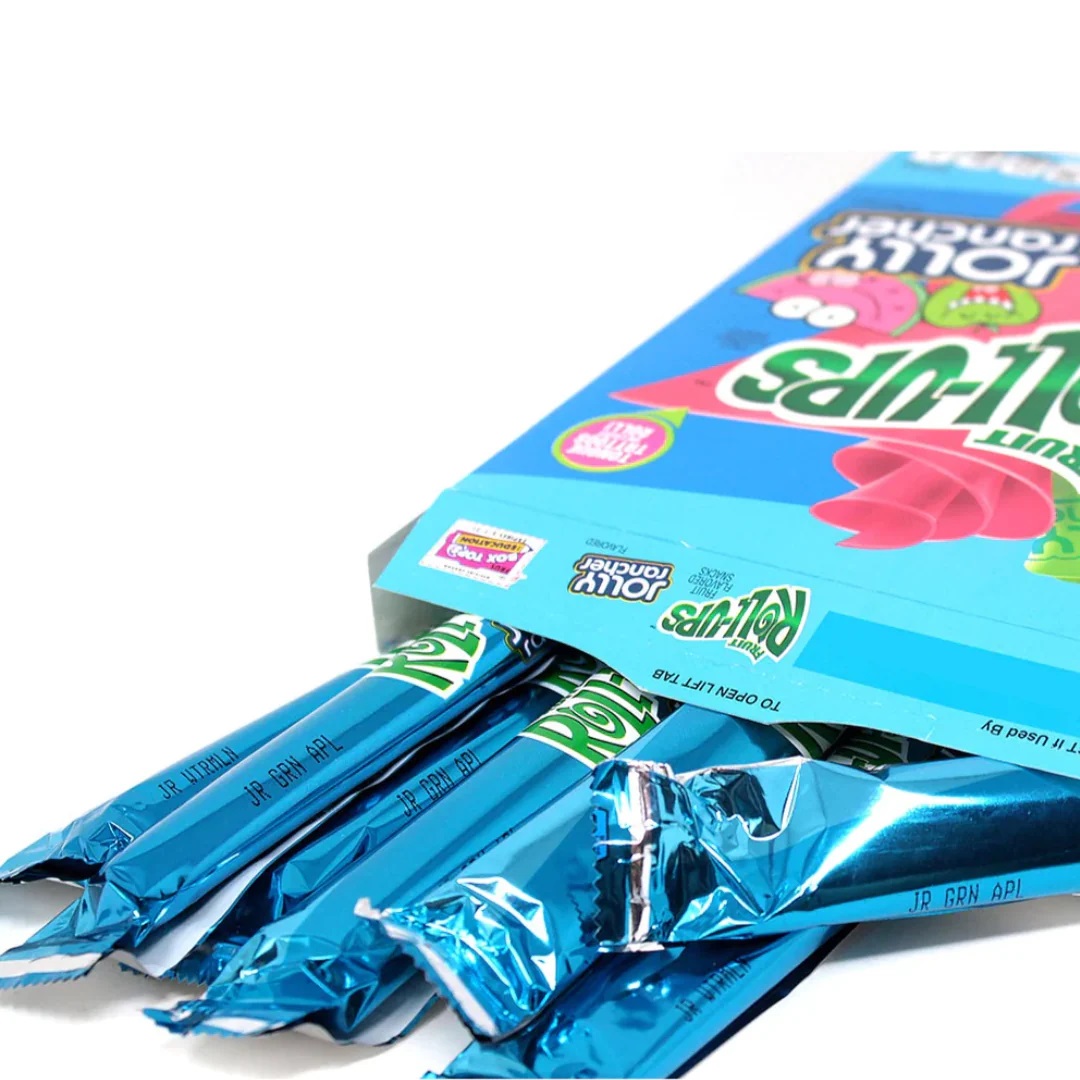 Kẹo Dẻo Vị Dưa Hấu Và Táo Xanh Roll Ups Jolly Rancher, Hộp 141g (10 Cuộn)