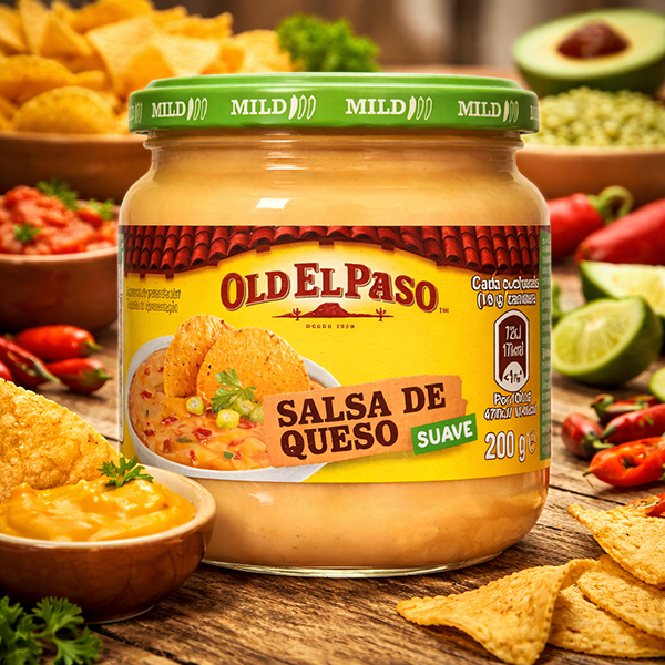 Sốt Phô Mai Phong Cách Tex-Mex Old El Paso Salsa De Queso Mild, Hộp 200g