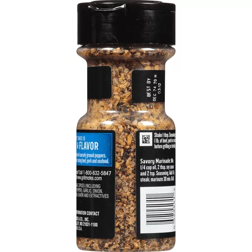 Gia Vị Ướp Thịt Nướng Dành Cho Người Ăn Kiêng McCormick Grill Mates Montreal Steak Seasoning, 96g (3.40 Oz.)