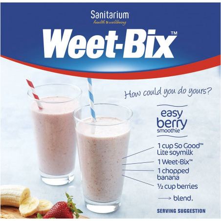 Bánh Ngũ Cốc Nguyên Hạt Giàu Dinh Dưỡng, Ít Ngọt Sanitarium Weet-Bix, Hộp 375g