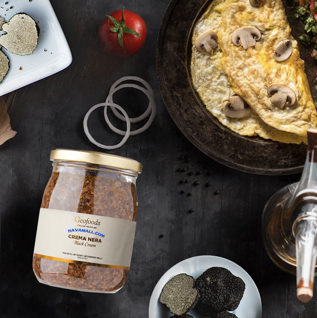 Sốt Kem Nấm Truffle Đen GeoFood Black Cream, Hộp 500g