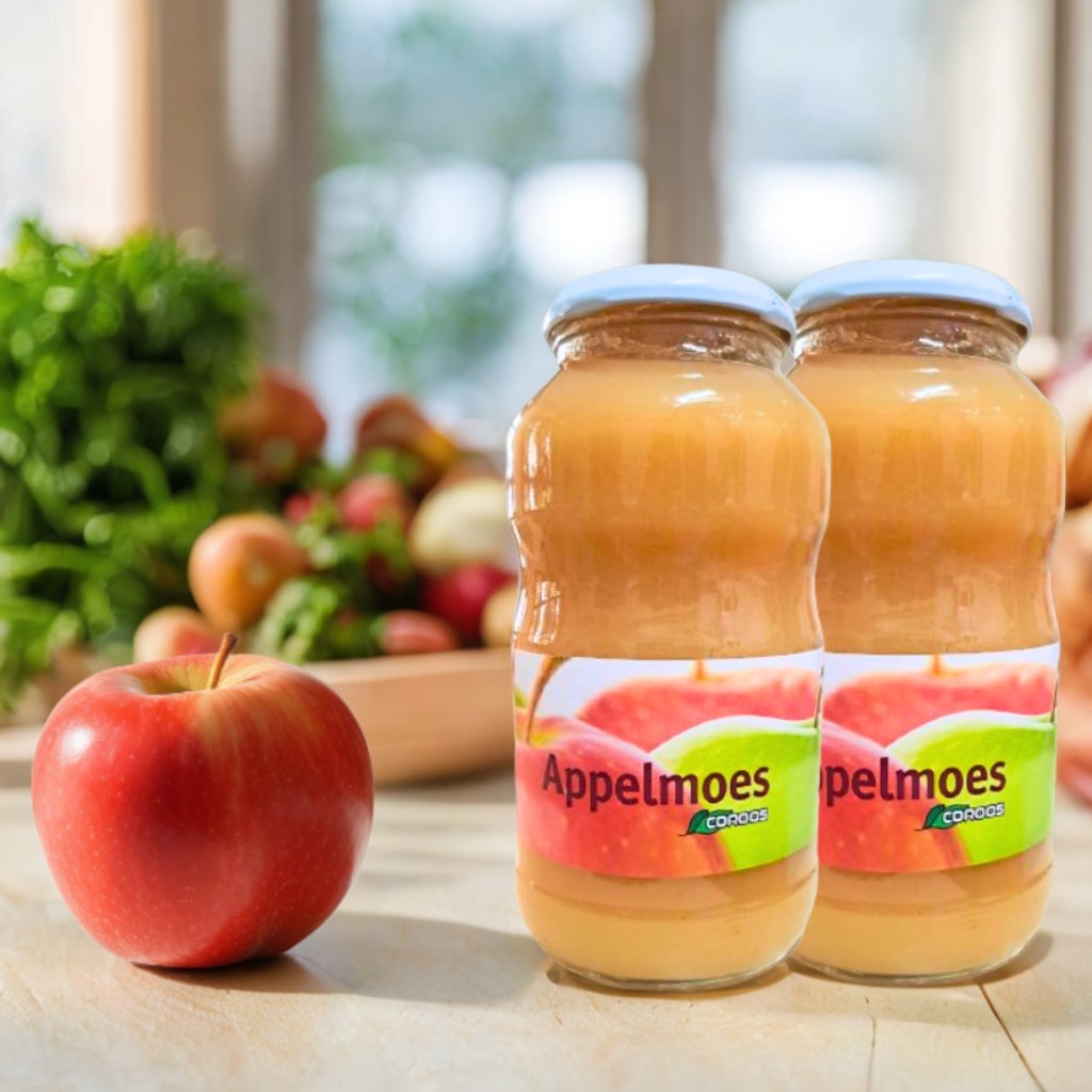 Sốt Táo Nhập Khẩu Hà Lan Appelmoes Coroos, Lọ Thủy Tinh 720g