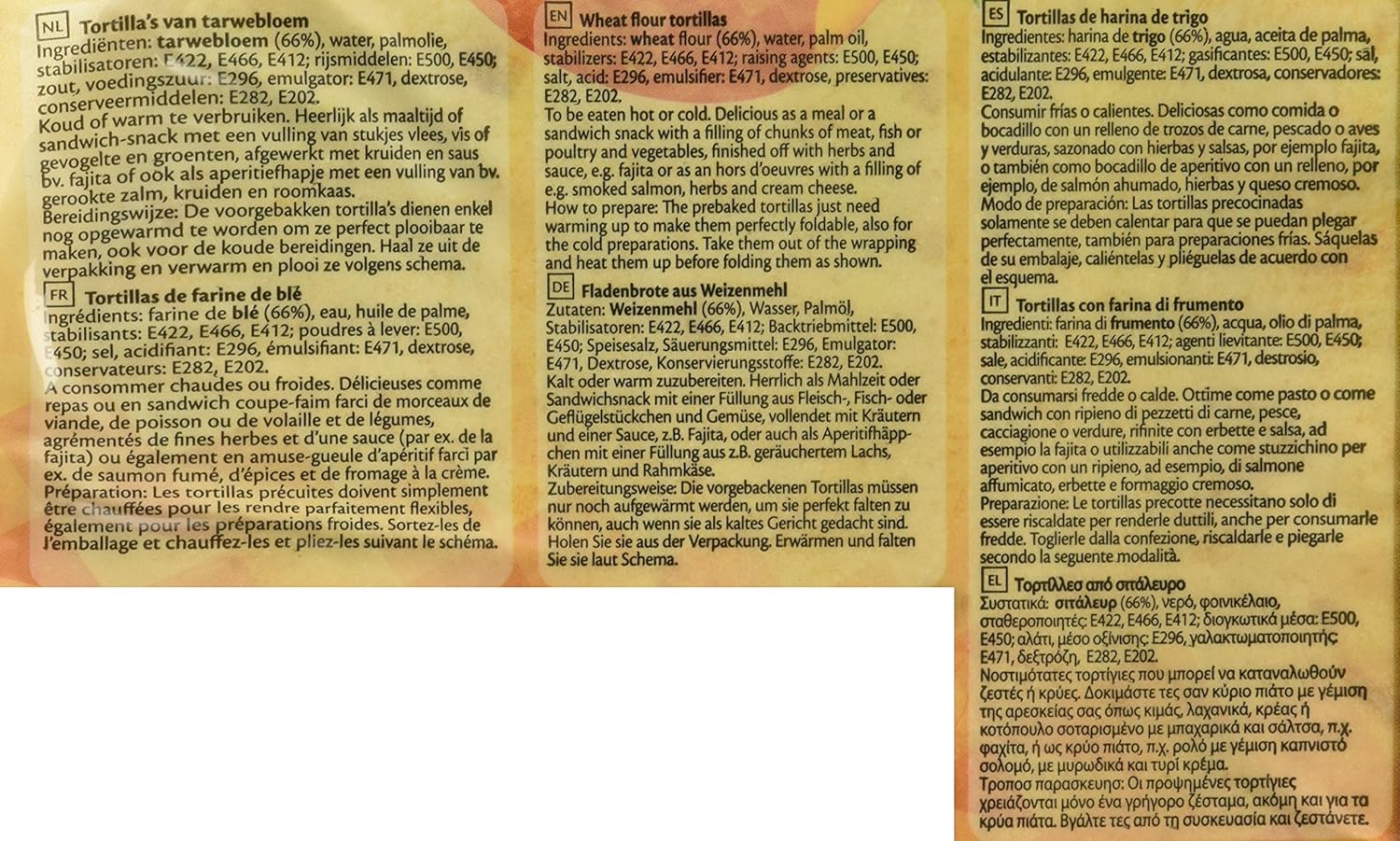 Vỏ Bánh Tortillas 6 Packs Poco Loco, Gói 370g (6 Vỏ Bánh)