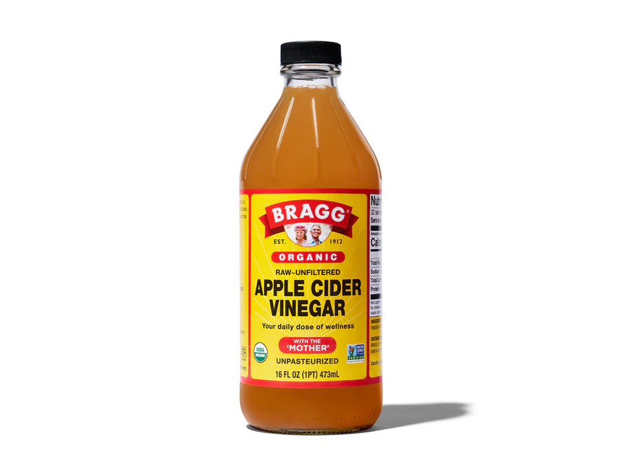 Giấm Táo Hữu Cơ Bragg, Có Con Giấm Organic Apple Cider Vinegar with The 'Mother', Raw-Unfiltered, Chai 473ml